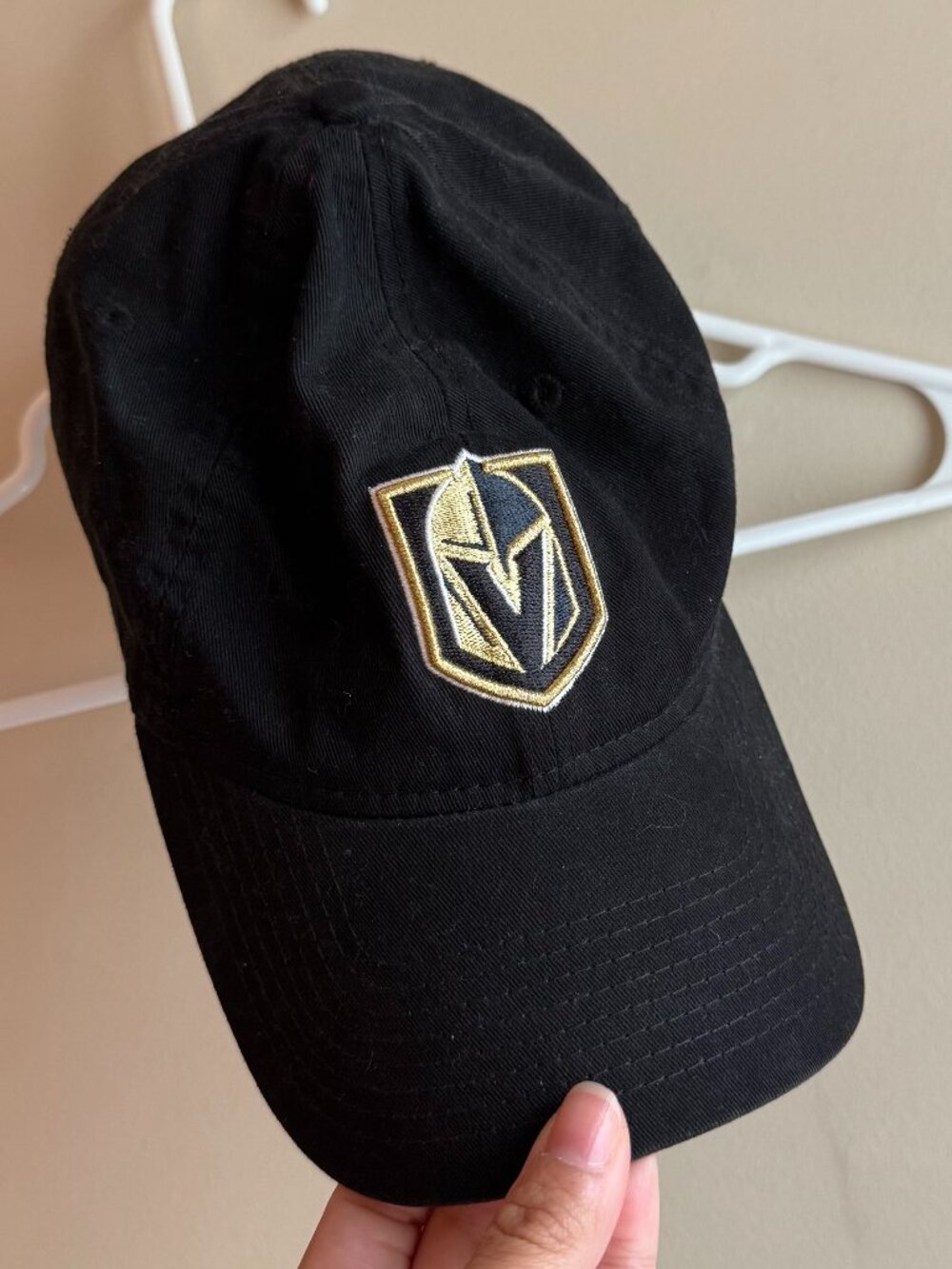 NHL Vegas Golden Knights Hockey Black Embroidered Dad Hat Baseball Cap Unisex